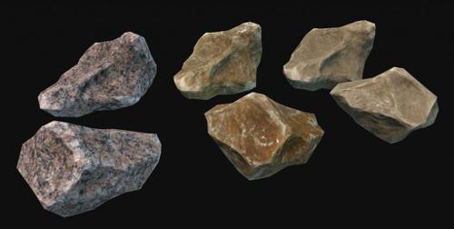 Lowpoly Stones preview image